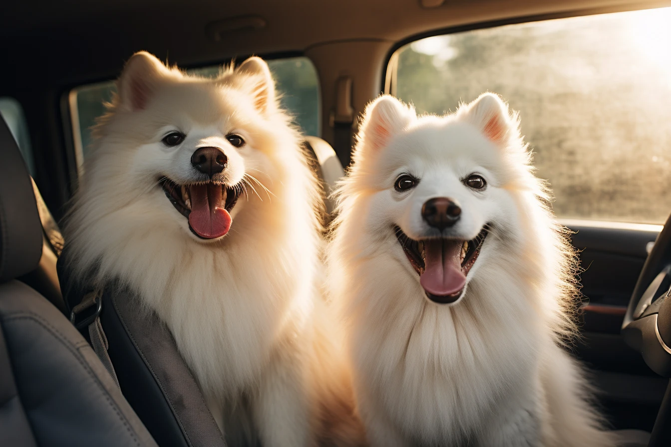 Nissan Armada Dog Car Seat for American Eskimo Dogs